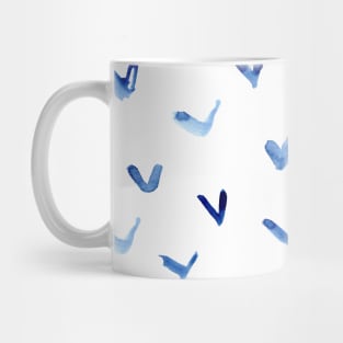 Blue vibes - watercolor abstract Mug